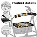 Pxjivorg Sunflower Rollator Walker Cover for Seniors in Assisted Living Blue Butterfly Rollator Walker Accessories for Seniors Rollators Walkers Seat Back Covers