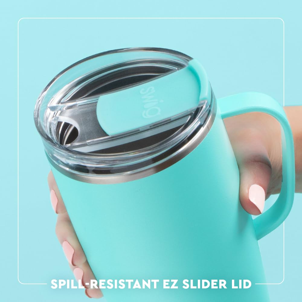 Swig Life Vaso De Café Aislado Con Tapa, Apto Para Vasos, Apto