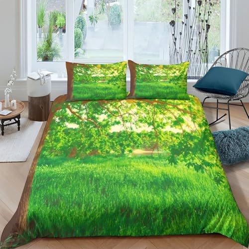 Housse de couette super douce anti-allergie parure de lit single zippée - 4