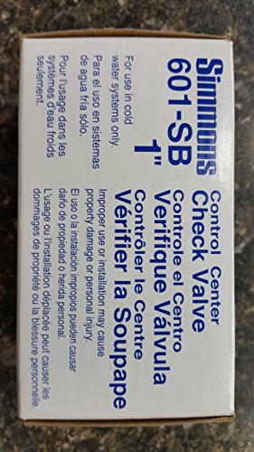 SIMMONS 601SB 4-Hole Female-Threaded Check Valve, 1