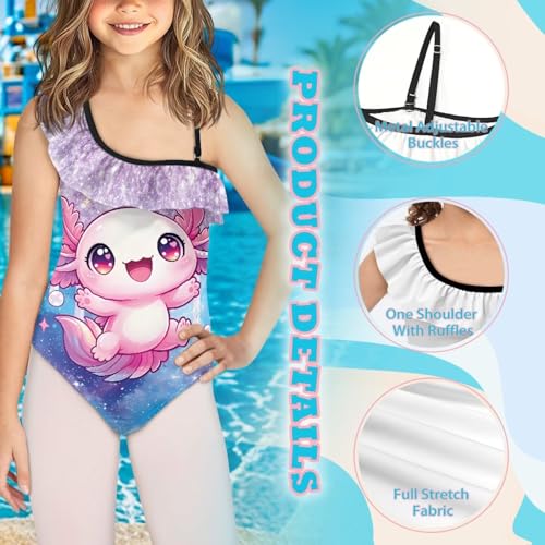 Image of Yzaoxia Girls One Piece Swimsuits Bathing Suit for Kids Swimwear 3-14Y
