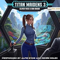 Diseño de la portada del título Titan Maidens, Book 3
