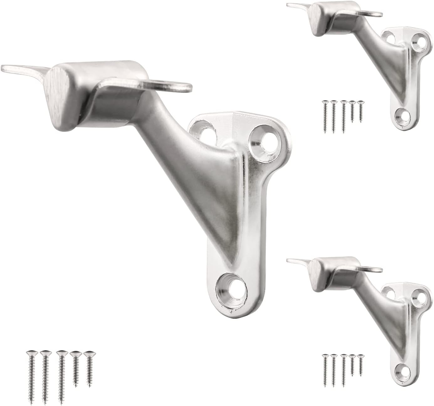 Amazon.com: RealPlus Handrail Brackets, 6pcs Heavy Duty Steel Square ...