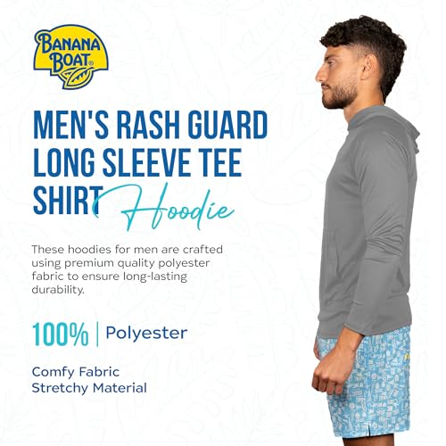 Banana Boat Men's Rash Guard Long Sleeve tee Shirt Hoodie for Men3