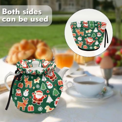 Image of Tea Cosy Breakfast Warmer, Teapot Protective Cover Insulation | Classic Tea Cosy Functions as Breakfast Warmer Delivers Effective Insulation and Protects Different Sizes of Teapots