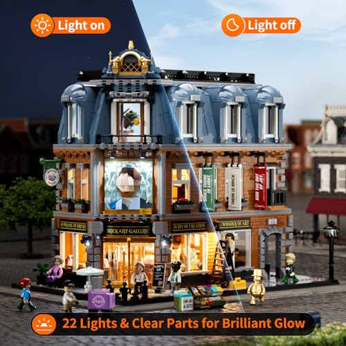 Image of Lumibricks Art Gallery Lighting Building Set, 3400 Pcs Modular Building