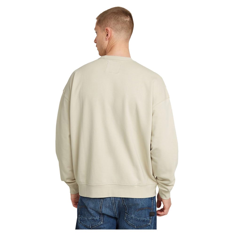 G-Star Sudadera Chenille G-Script Loose Sudadera Hombre (Pack de 1)