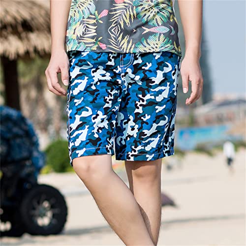 Maiyifu-GJ Men's Camo Quick Dry Swim Trunks Printed Beach Board Shorts with Pockets Mesh Lining Bathing Suits Swimwear3