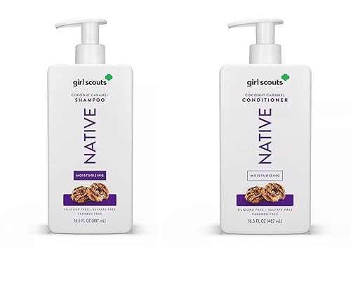 Girl Scout New Limited Edition Collection - Juego de champú y acondicionador hidratante de Native - 16.5 onzas líquidas cada uno, (2) bottels (1)