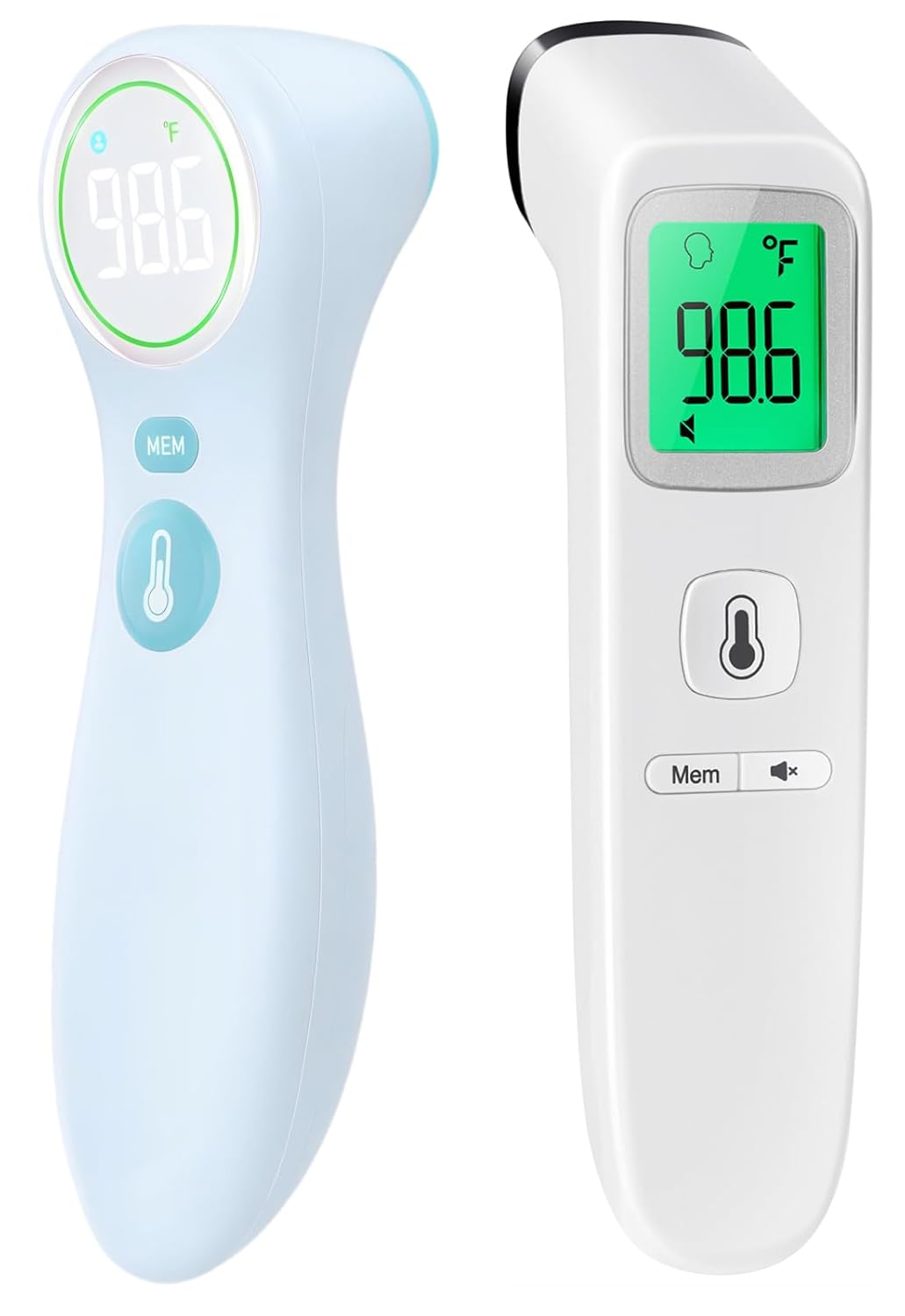 No-Touch Thermometer LED Blue + White