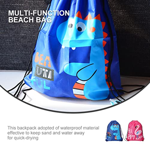 Toyvian 2 peças Bolsas para natação para crianças Multifunções Bolsas para natação adoráveis para pr
