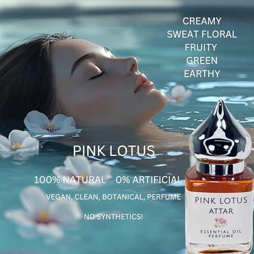 Aceite esencial Pink Lotus Attar 8 ml natural miniatura 4