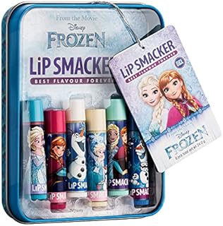 Lip Smacker - Disney's Frozen Collection - Lip Balms for Kids - Lip Smacker Disney's Frozen Tin Box - 6 Pieces