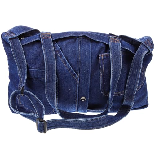 Sac à main rétro et spacieux en denim pour ne plus manquer de place en extérieur