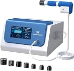 Shockwave Body Massager for Tired Muscles and Deep Tissue Massage | 0.5-8 Bar Pressure, 1-21 Hz Frequency, 7 Interchangeable Massage Heads, 15 preset modes, 7" HD Touchscreen, Home & Daily Use