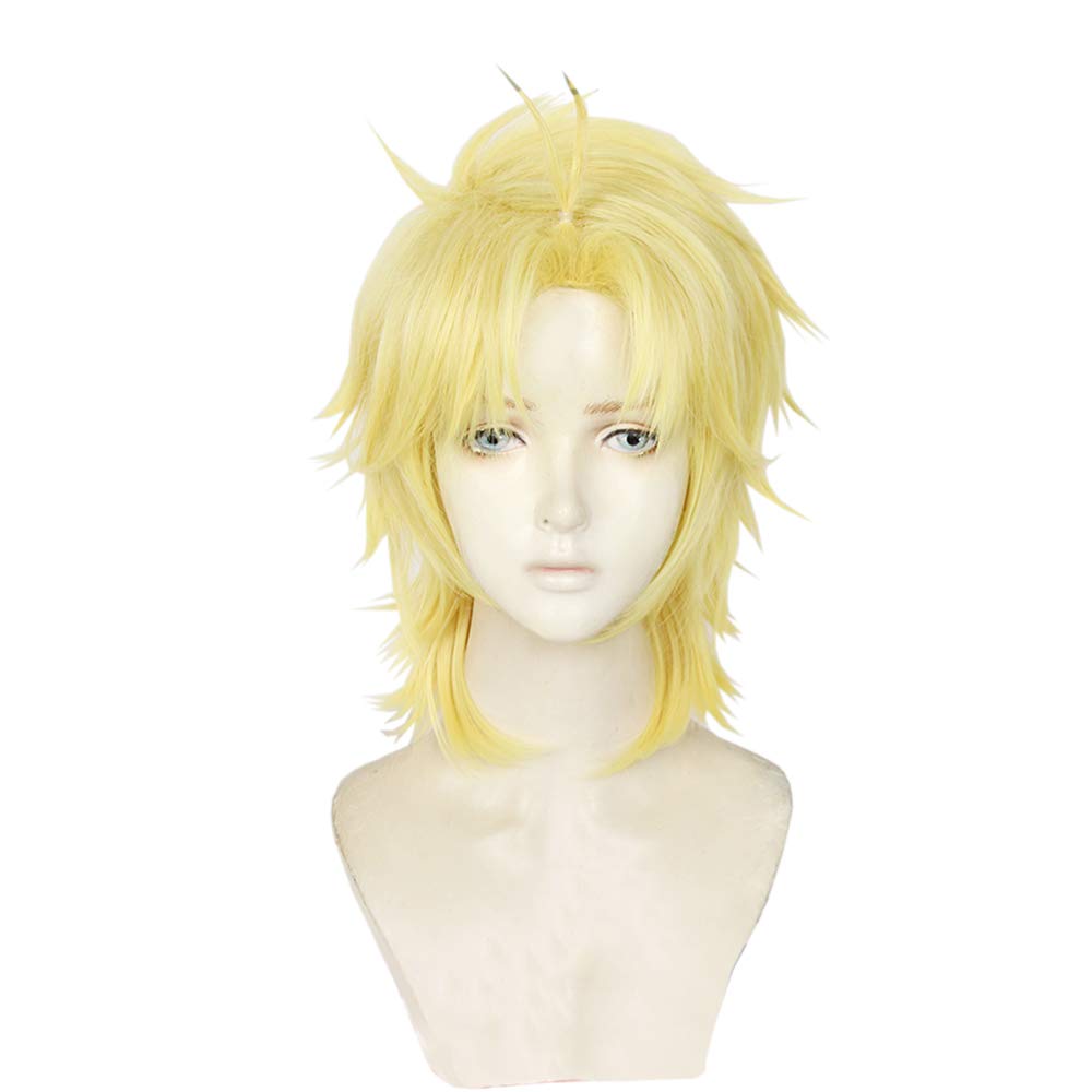 Amazon.co.jp: コスプレウィッグ ネット付き ゴールド ブロンド