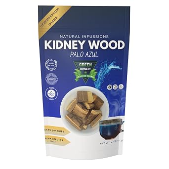 Palo Azul 4oz 141.g Herbal Tea | Kidneywood Blue Stick Te Herbal | Makes 30+ Cups | Wildcrafted Kidney Wood Tea | All Natural Tea, non-GMO.