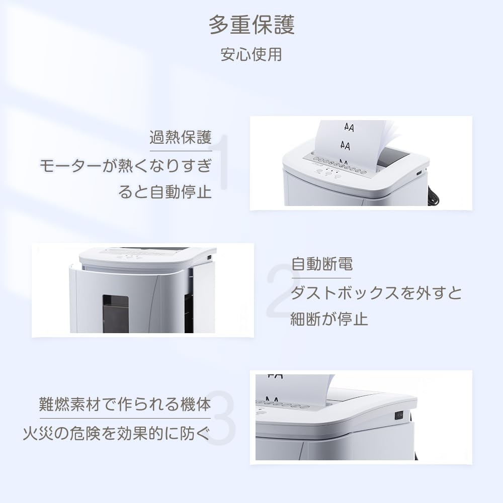 Amazon.co.jp: Gulcircle シュレッダー 電動 家庭用 静音: 電動