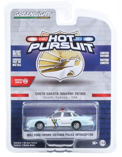 Greenlight 1:64 Hot Pursuit Series 42 1992 Crown Victoria miniatura 2