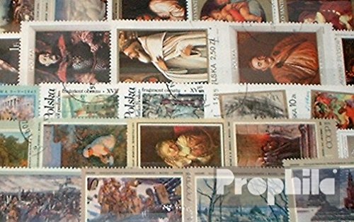 50 Various Paintings Stamps Collection - Motives Stamp Set For Collectors | Prophila Quality Guarantee
