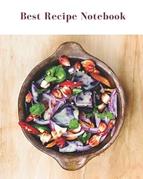 Paperback Best Recipe Notebook: Blank Recipe Journal To Write In, The Perfect Blank Cookbook To Write In Book