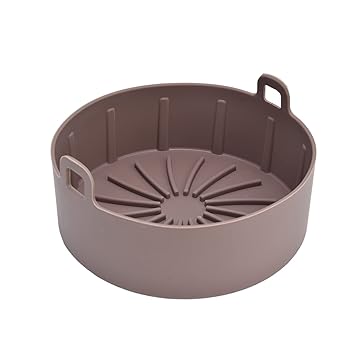 Air Fryer Silicone Pot, Wide Compatibility Silicone Pot Flexible Silicone Pot Microwave Air Fryer Accessories for Most Fryers and Microwave Ovens