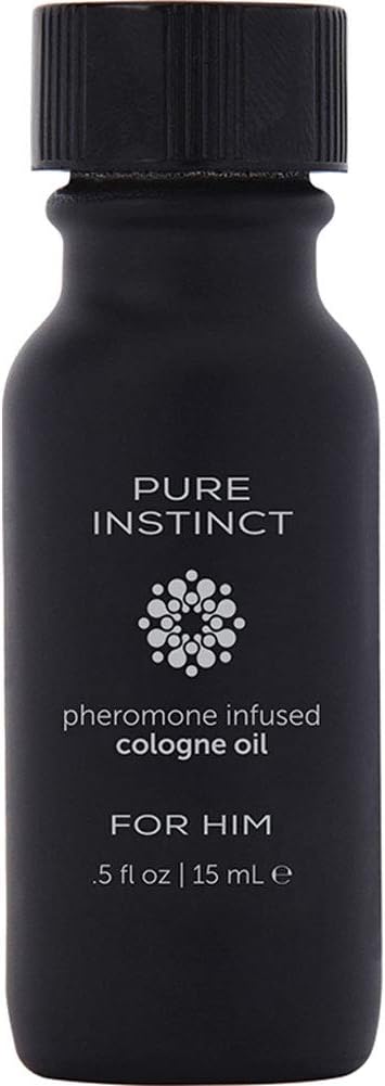 Pure Instinct Pheromone Infused Cologne Oil for Him, 0.5 fl.oz (15 mL)