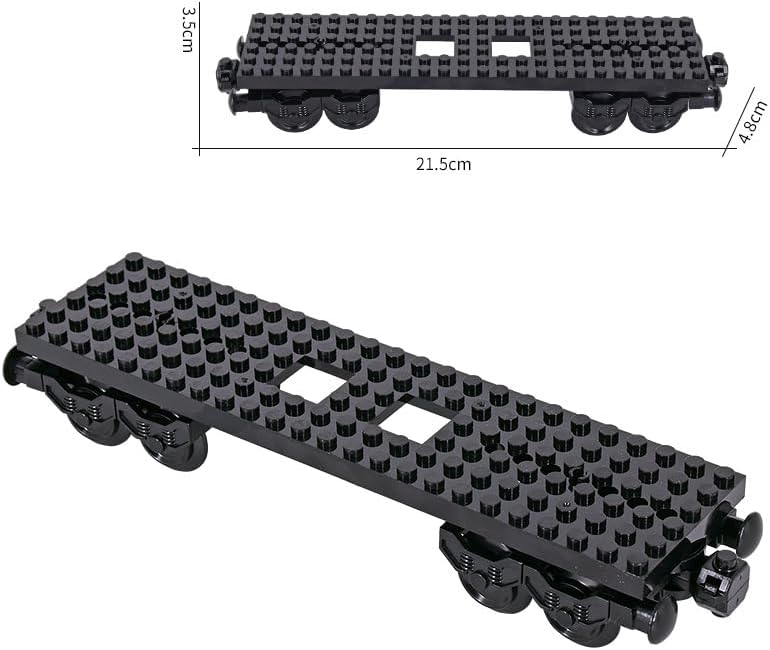 Miniatura 3 de Conjunto de base de pista de tren de bloques de construcción, Technik Power Functions Train Refit Set Tren Track Bloques de construcción Accesorios