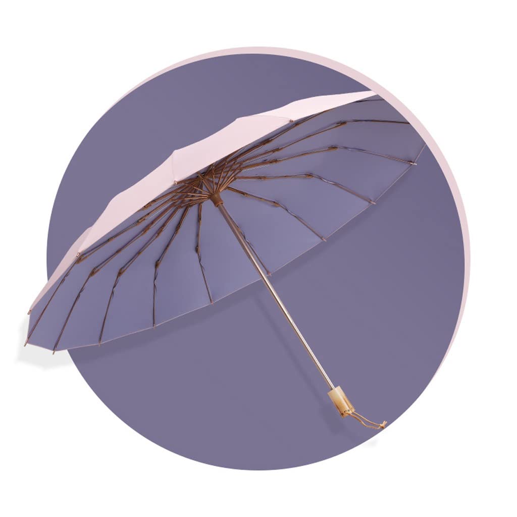 Parapluie de voyage anti-retournement 16 os TUSUOD pour rester au sec face au vent