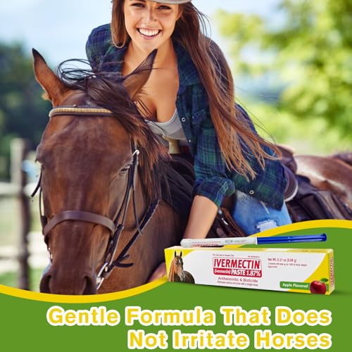 RANUDYA Apple Flavored Equine Soothing Paste - 1.87% for Horse Daily Care & Muscle Comfort, 0.21 oz Tube - Thumbnail 5