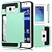 Galaxy Grand Prime Case, EC™ [Shockproof][Drop Protection] Hybrid Dual Layer Slim Wallet Case with Card Slot Holder Hard Shell Cover for Samsung Galaxy Grand Prime G530 (Turquoise)
