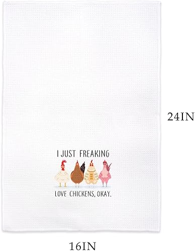 Miniatura 2 de QODUNG Just A Girl Who Loves Horses - Paños de cocina suaves de 16 x 24 pulgadas, paños de secado de caballos florales en acuarela para cocina,