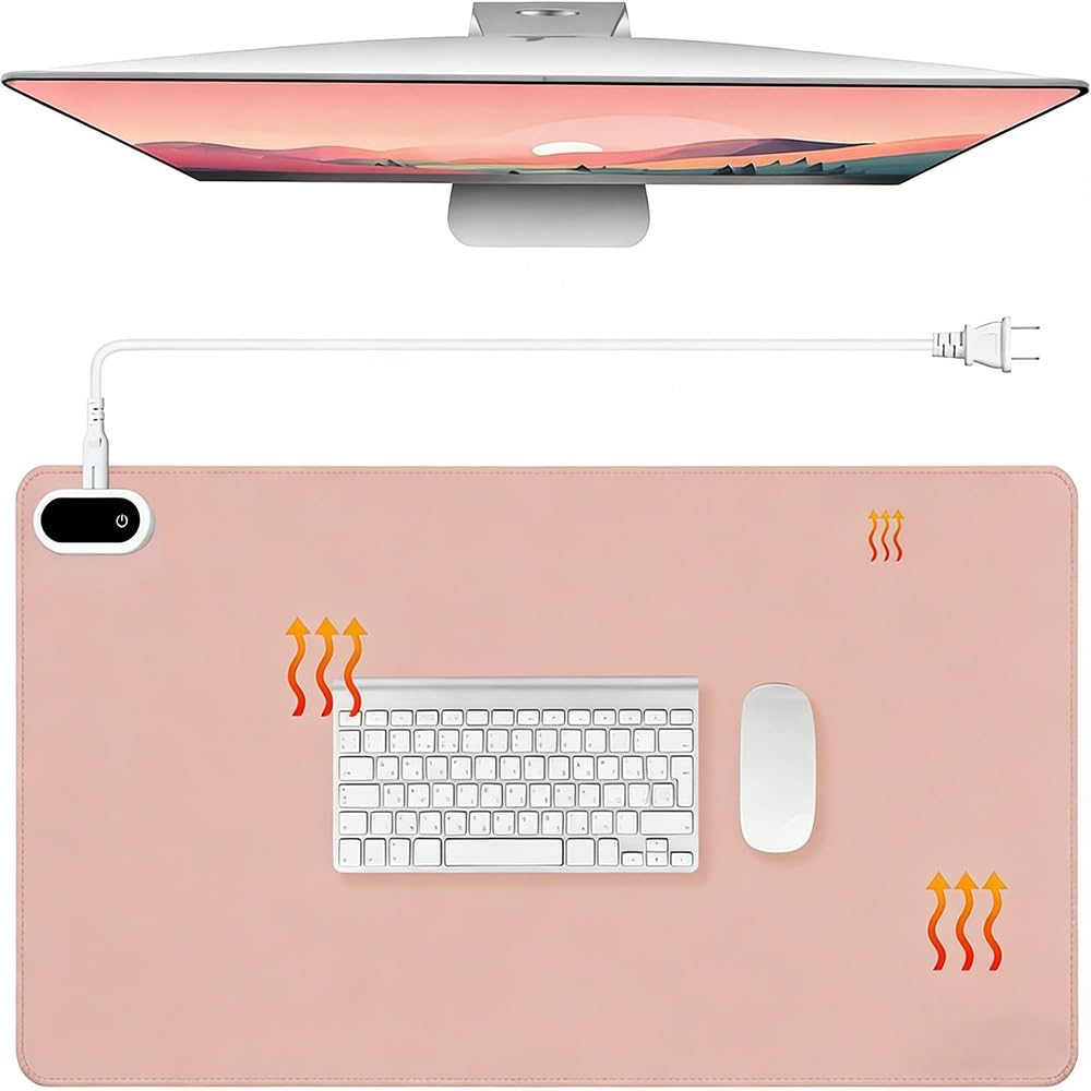 Tapis de souris chauffant USB pour rester au chaud au bureau et à la maison