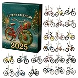 Décoration de Noël - le calendrier de Noël propose une configuration rapide de la décoration avec des ornements qui comprennent des cordes de suspension prêtes à l'emploi, ce qui le rend facile à compléter n'importe quel style de maison ou de vacances tout en gagnant du temps pendant la saison des fêtes chargée, parfait pour ajouter du charme aux salons ou aux entrées pendant les célébrations de Noël.