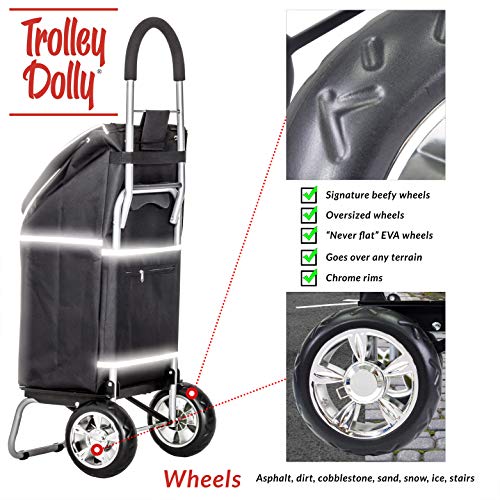 dbest products Einkaufstrolley, reflektierend, faltbar, für Mütter – Bild 4