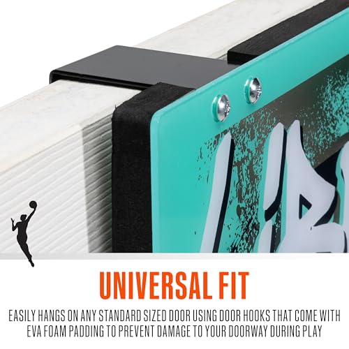 Franklin Sports WNBA Over the Door Basketball Hoop - New York Liberty - image 5