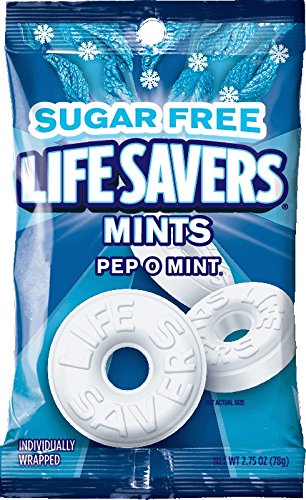 Life Savers Pep O Mint Sugar Free Candy Bag, 2.75 ounce