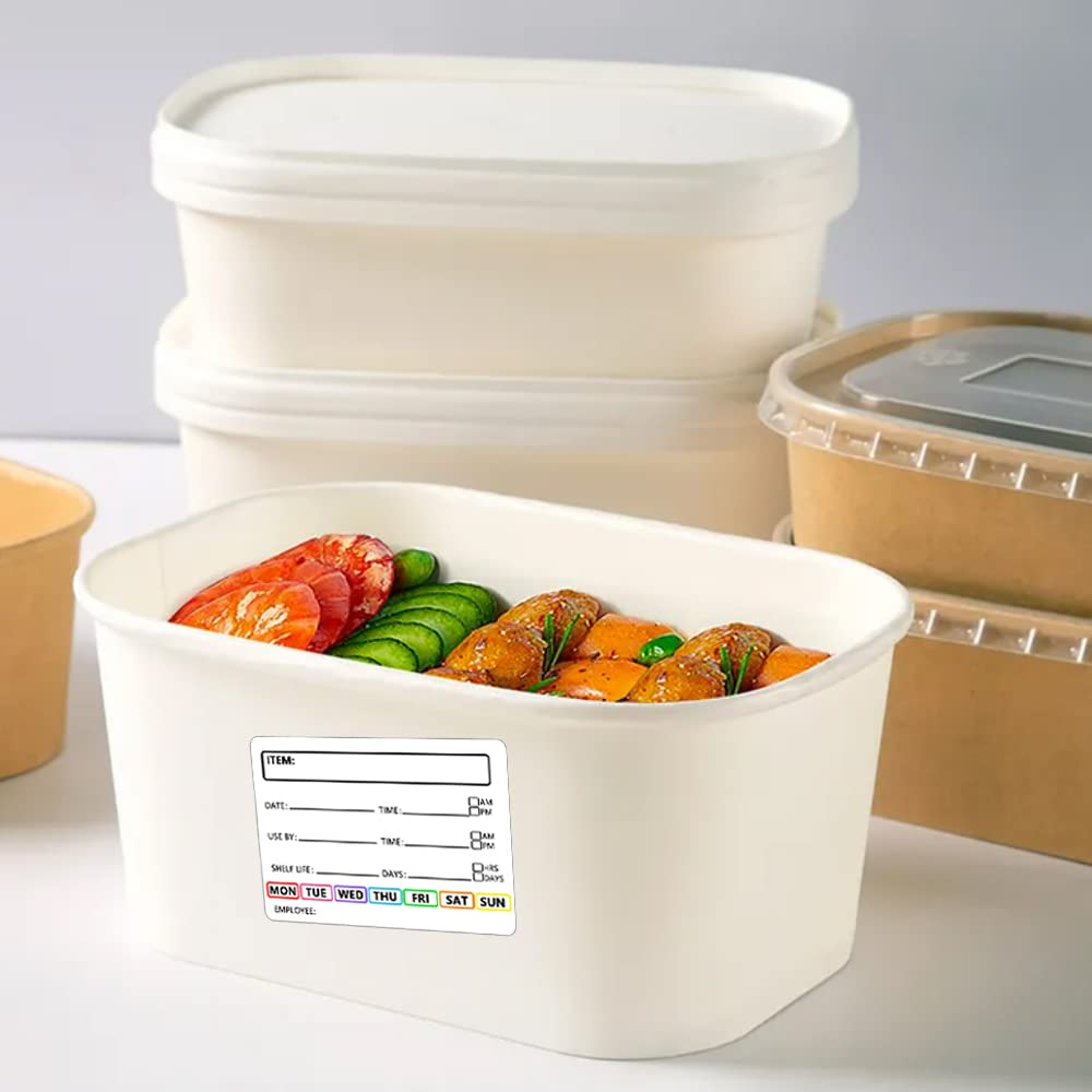 Calcomanías Extraíbles Despensa Etiquetas Extraíbles Para Alimentos - 2000  Calcomanías Con Rotulador Etiquetas Almacenamiento 1x2 Pulgadas Rotulador, image size:1000x1000