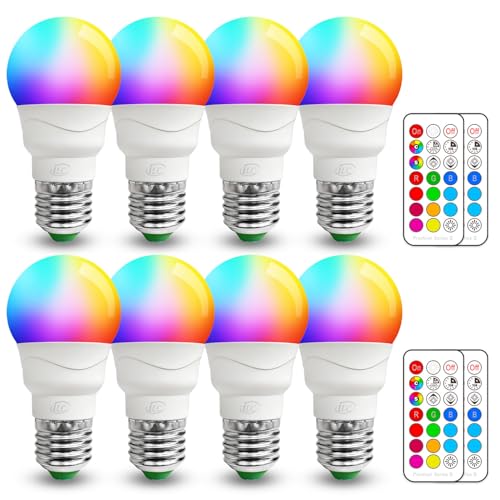 ILC RGB LED Light Bulb, Color Changing Light Bulb, 40W