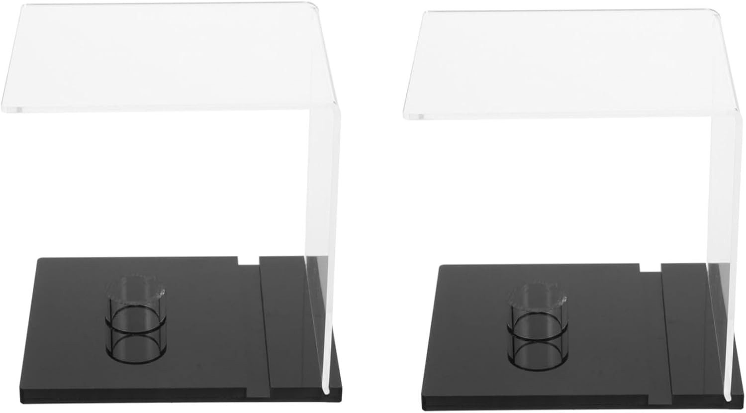 2pcs Acrylic Softball Display Case Base Clear Holder for Autographed Memorabilia Suitable for Baseball Tennis Golf and Collectibles Preservation