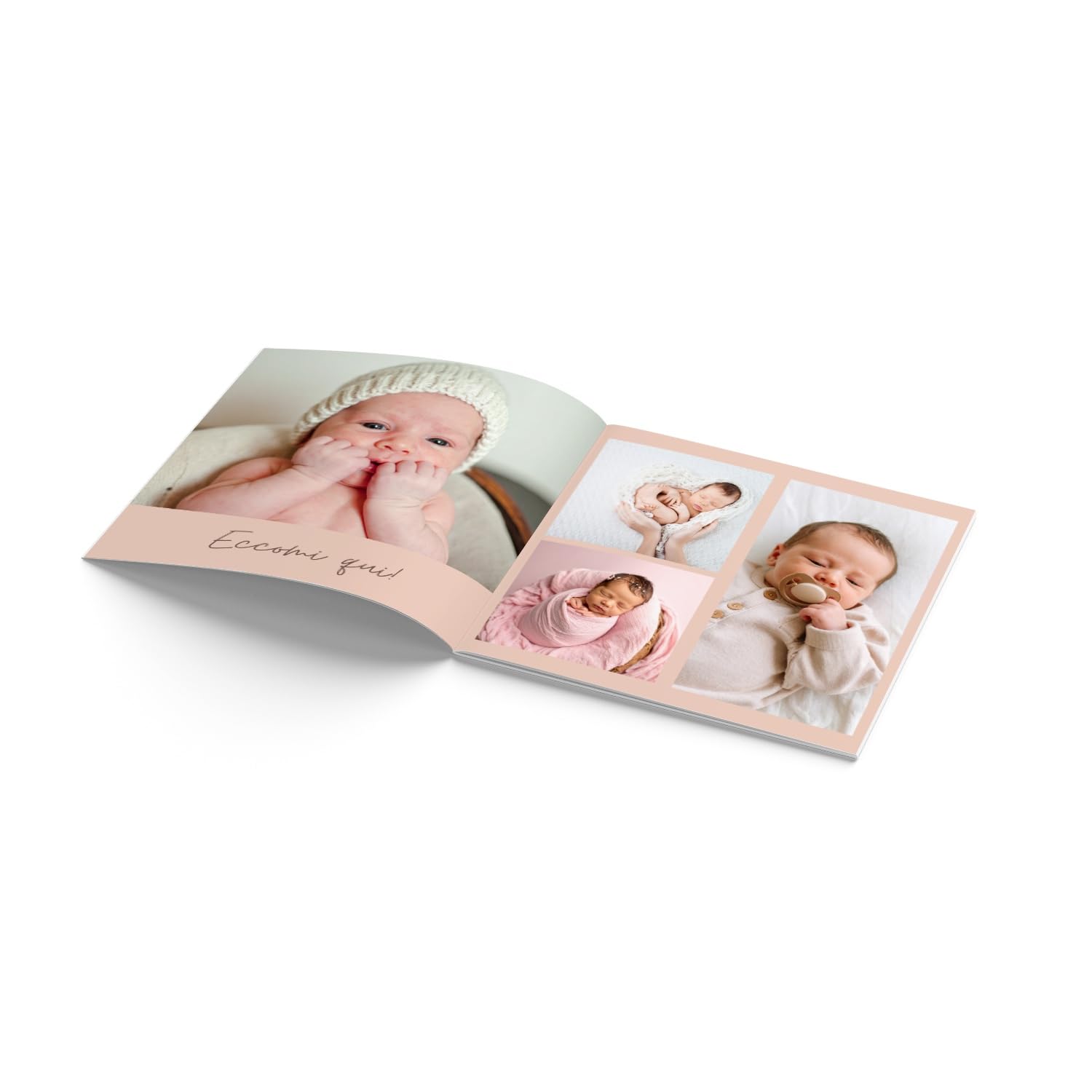 Fotolibro Personalizzato con 35 Foto – 9 Pagine, Copertina Rigida o Flessibile – Album Fotografico Stampato con i Tuoi Ricordi Speciali