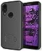 Case with Clip for CAT S62 PRO Phone, Nakedcellphone [Black] Slim Hard Shell Cover with Kickstand View Stand and [Rotating/Ratchet] Belt Hip Holster Holder Combo