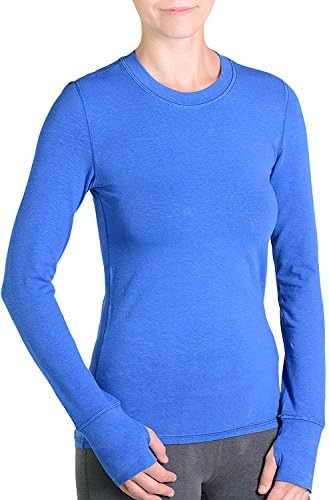Gramicci Women's Teddy Wonder Underlayer Top, Olympian Blue, X-Large