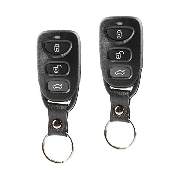 Car Key Fob Keyless Entry Remote fits 2011-2015 Hyundai Sonata (OSLOKA-950T), Set of 2