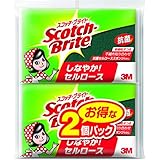 3M スコッチ・ブライト 抗菌セルローススポンジたわし(2個入り) C-31K 2PM