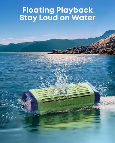Image of Soundcore Boom 3i by Anker, 50W Compact Outdoor Speaker, Floating Playback | IP68 Waterproof, BassUp 2.0, Saltwater-Resistant, Bluetooth 5.3, 16H, TWS, ideal for Kayak /Fishing /Camping