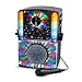 Singing Machine SML625BTBKD Karaoke Machine, Portable Bluetooth CD+G Karaoke System, Black