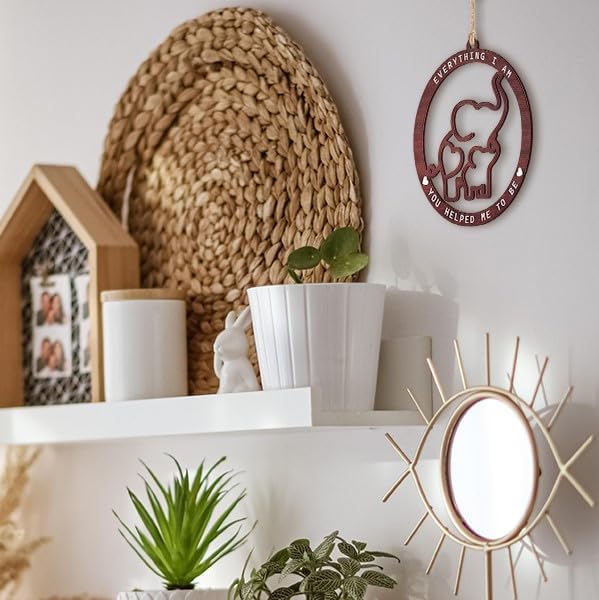 Mothers Day Elephant Suncatcher, Elephant Gifts for Mom, First for Daughter, Young Mom Gift, Easter Basket Gift for Mom, Window Decor and Meaningful Keepsake - Image 8