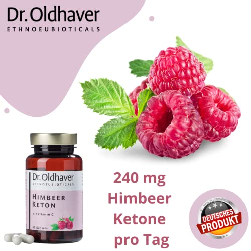 Himbeer-Ketone von Dr. Oldhaver – Ethnoeubioticals (60 Kapseln, laktosefrei, glutenfrei)