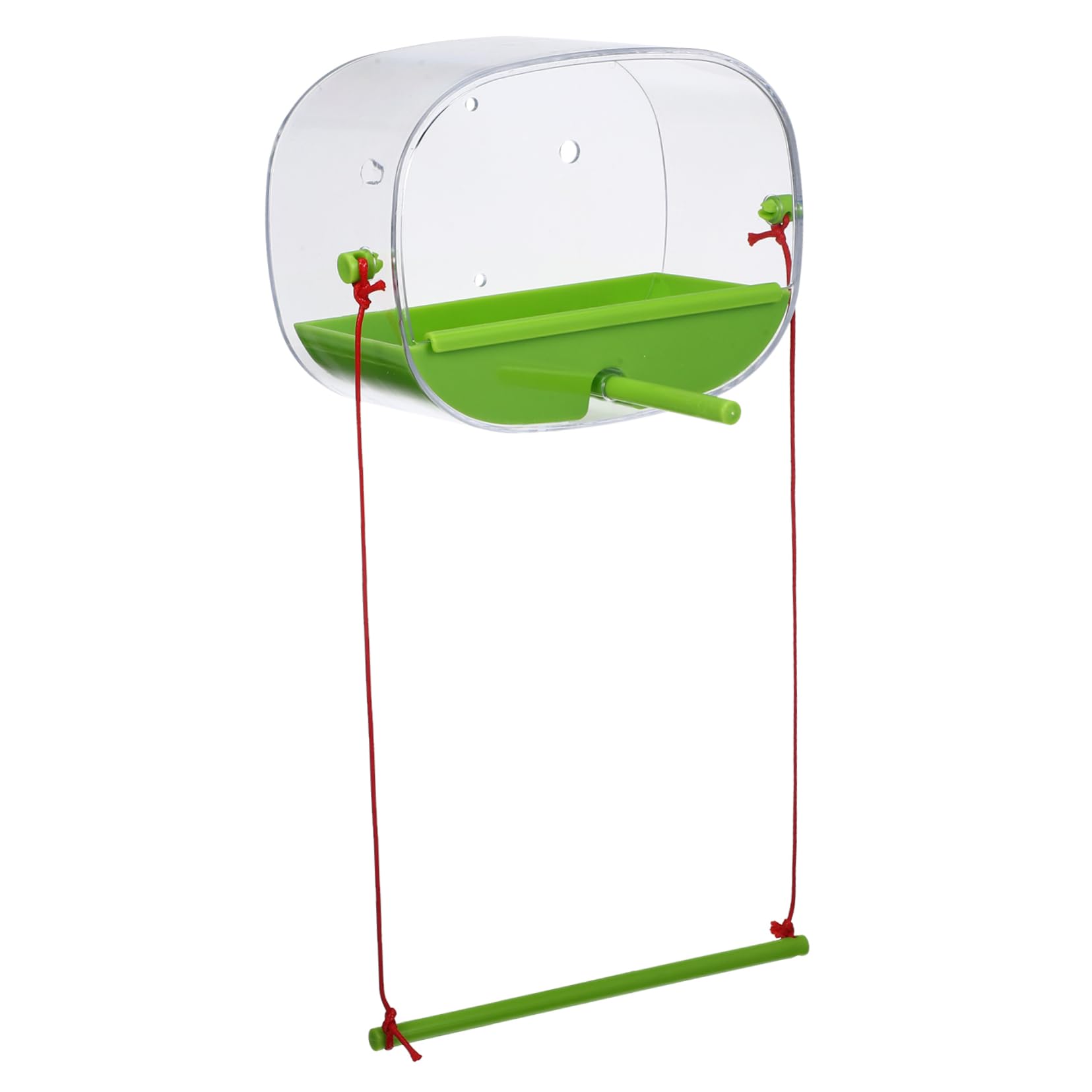 BESPORTBLE 2 Set Di Mangiatoie Per Uccelli Per Gabbia Mangiatoie Per Colibrì Con Tazze Resistenti Casetta Per Uccelli Per Finestra